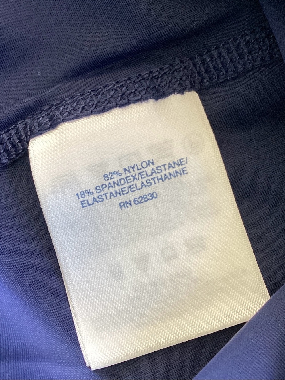 Lands' End Navy Rash Guard - Picture 6 of 8